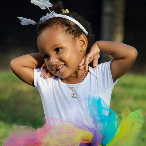 925 Sterling Silver Multicolored Trendy Unicorn Necklace for Women Girls Kids - Picture 3 of 7